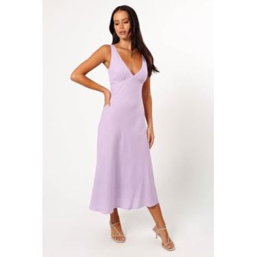 Imagem de Petal & Pup Vestido feminino Shyla-midi-Lilás, Lilás, P