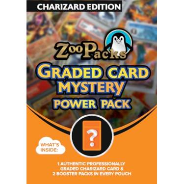 Imagem de Charizard Graded Card Mystery Power Pack - 1 Graded Charizard Card and 2 Sealed Booster Packs