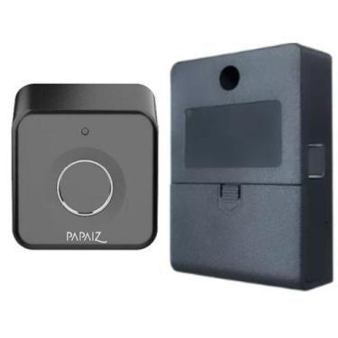Imagem de Fechadura Eletrônica Biométrica P/ Móveis Gaveta Porta Preto - PAPAIZ,