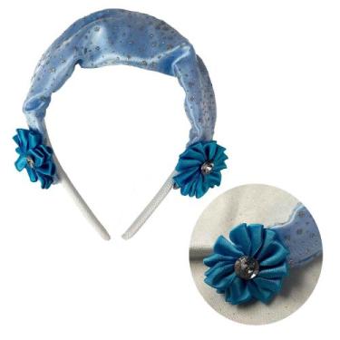 Imagem de Fantasia Cinderela de Luxo Infantil Vestido C/Tiara - Fantasias Carol 