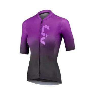 Imagem de Camisas De Ciclismo Femininas De Verão Respiráveis E De Secagem Rápida