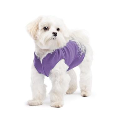 Imagem de Gold Paw Casaco de lã elástica para cães, suéter elástico para animais de estimação, pulôver lavável na máquina para inverno e outono, lavanda, 8