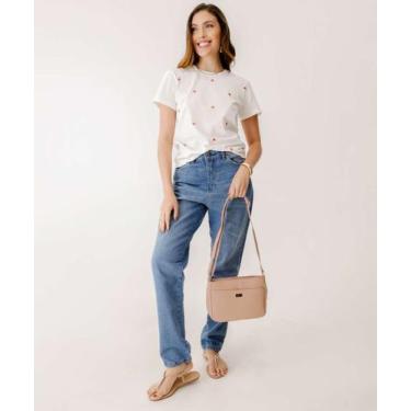 Imagem de Calça Jeans Mom Feminina-13035 - MARISA, 40, Jeans