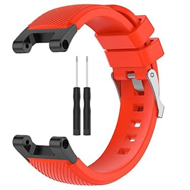 Imagem de Pulseira de silicone compatível com Huami Amazfit T-Rex T-Rex Pro pulseira pulseira de substituição