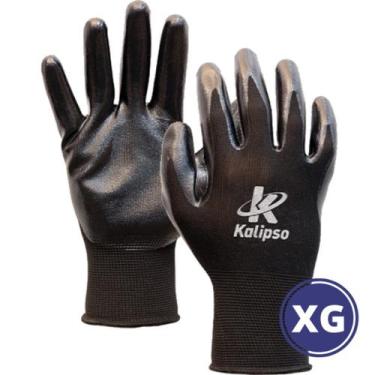 Imagem de Luva de Segurança Tamanho 10 - XG PU Preta Kalipso