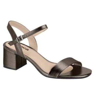 Imagem de Sandália Salto Baixo Moleca Feminina Bico Arredondado-Feminino