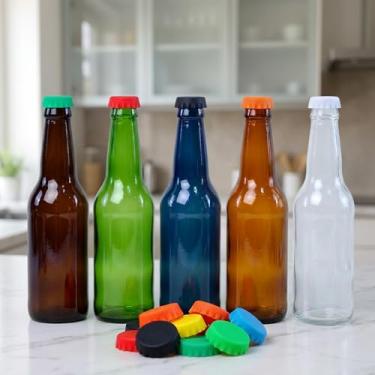 Imagem de 15 peças de tampas de garrafa de silicone reutilizáveis - vedação resistente a vazamentos para garrafas de cerveja, refrigerante e cerveja caseira, sem BPA, pode ser lavada na lava-louças (10)