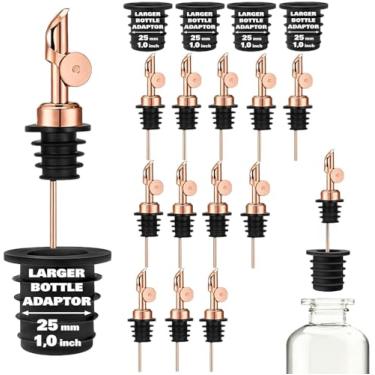 Imagem de Pafusen Bico de azeite de oliva com adaptadores, despejador de óleos para garrafa dispensadora de azeite, transforme facilmente suas garrafas em dispensadores de bebidas alcoólicas, óleos