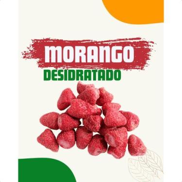 Imagem de Chips de Morango Liofilizado  Snack Saudável  Desidratado Crocante  Se