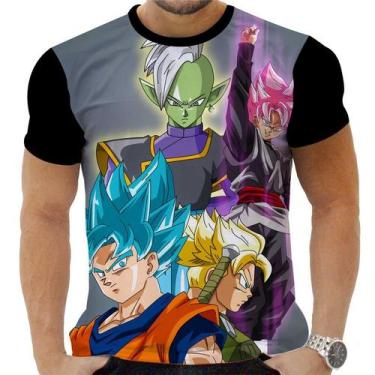 Imagem de Camiseta Camisa Personalizada Anime Clássico Dragon Ball Goku Black 05