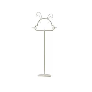 Imagem de KEG801302 Cabide de piso de corredor simples para busca de roupas em casa, cabideiro, cabideiro, suporte de chapéu (branco)