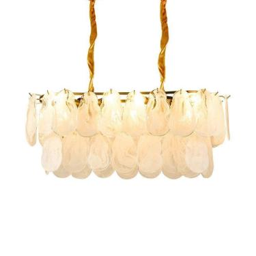 Imagem de Lustre Pendente Nordecor Velle Oni 2949 Dourado Fosco E14 Bivolt
