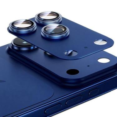 Imagem de Película Câmera Traseira Compatível Com iPhone 17 Pro Max Ar Alumínio 