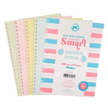 Imagem de Refil de Folhas Caderno Universitário Smart - 48 Folhas - Dac