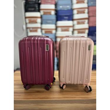 Imagem de Kit Duas Malas de Bordo 10kg Lisboa - ultra leve, Vinho, Rose