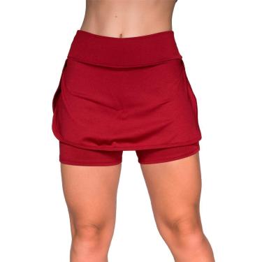 Imagem de Short Saia Curto Bella Fiore Roupa Para Academia Treino Tapa Bumbum Moda Fitness-Feminino