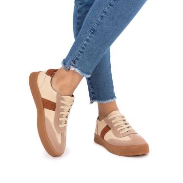 Imagem de Tênis Feminino Skate Streetwear Scholl Em Couro Super Macio E Confortável-Feminino