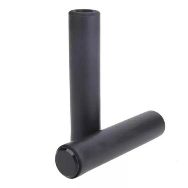 Imagem de Manopla GTS Luva Preta Silicone Bike Espuma Gel Punho Cor Preto-Unissex