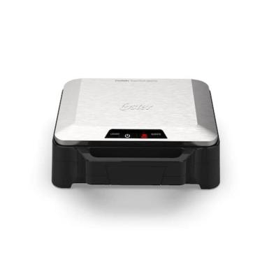 Imagem de Sanduicheira Oster OSAN500 1000W Chapas Antiaderentes Alça Isotérmica Porta-fio Inox 110V