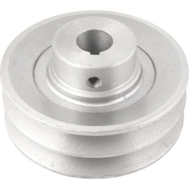 Imagem de Polia Alumínio 2 Canais Perfil A 100mm com Furo 3/4" Vonder