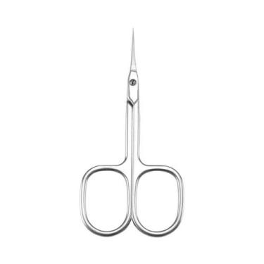 Imagem de Tesoura De Cutícula Profissional Estilo Russo Com Ponta Curva De Preci