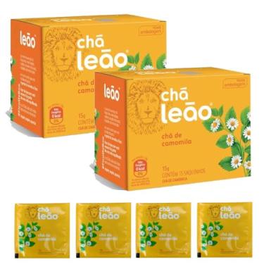 Imagem de Cha Leao Envelopado 2 Caixas Leão 30 Saches Kits na Web