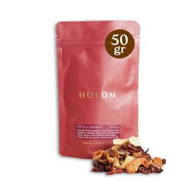 Imagem de Chá Infusão Água De Jamaica Holom Hibisco Rosa Mosqueta 50g