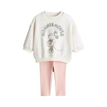 Imagem de Conjunto De Moletom Infantil Fofo Com Capuz E Calça, Agasalho De Manga