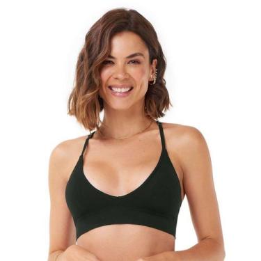 Imagem de Sutiã Top Nadador Alças Finas e Reguláveis com Bojo Removível sem Cost