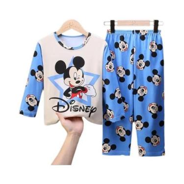 Imagem de Pijamas Da Princesa Elsa Do Frozen Para Crianças, Conjuntos De Pijama 