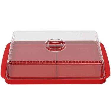 Imagem de Porta Frios Duplo Vermelho Coza