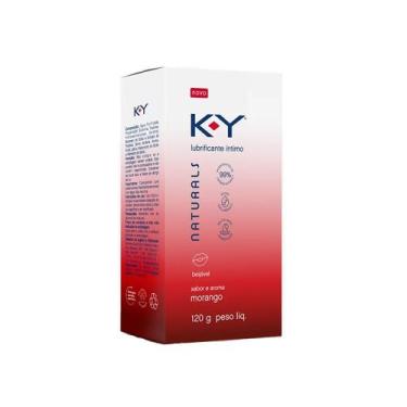Imagem de Lubrificante Íntimo K-Y Naturals Morango 120g - KY