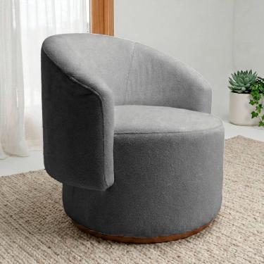 Imagem de Poltrona Decorativa Orgânica Espanha Sala e Recepção Bouclê