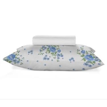 Imagem de Jogo de cama casal 3 peças teka diamante 150 fios - 100% algodão, PASS