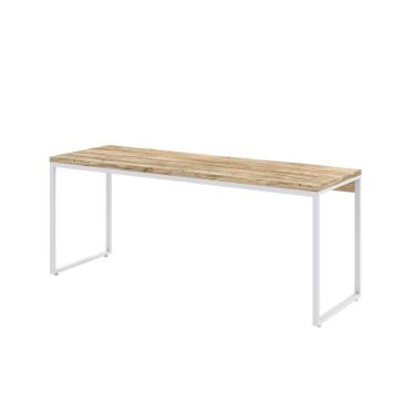 Imagem de Mesa Dynamica Diretor 180x60x75cm Carvalho - Est.branca Carvalho - Est.branca