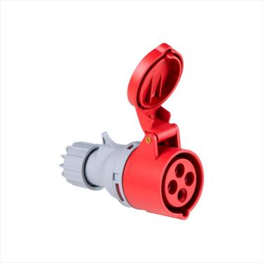 Imagem de Tomada de Acoplamento Industrial 3P+T 16 A 380-415 Vca 6 H Tramontina