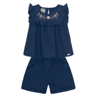 Imagem de Conjunto infantil menina de florzinha Mundi-Feminino