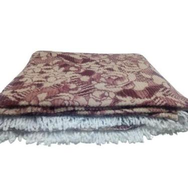 Imagem de Colcha Chenille Canelada 2,20X2,40M Vinho Jolitex 6147