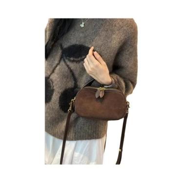 Imagem de Bolsa De Ombro Vintage Feminina Em material sintético Pequena, Bolsa T