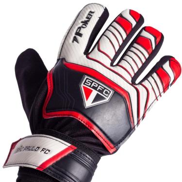 Imagem de Luva Goleiro Infantil São Paulo Poker Original Grip Tam 7-Unissex