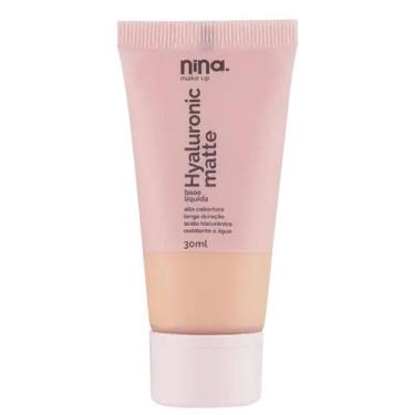Imagem de Nina Make Up Hyaluronic Matte Base 02 - Nina Makeup