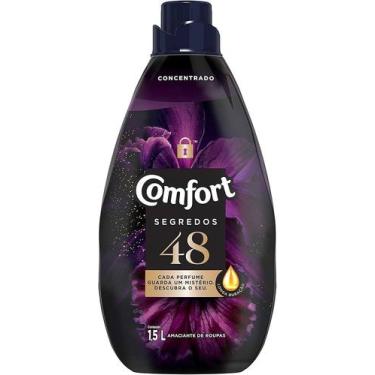 Imagem de Amaciante Roupa Concentrado Comfort Segredos 48 1,5L