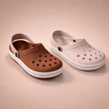 Imagem de Sandália Fechada Liso Adulto E Infantil Unissex Confortável 19 Ao 44 -