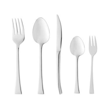 Imagem de Faqueiro 30 peças De Aço Inox Berna Wolff - 70019, Prata, 30 Peças