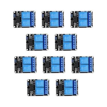 Imagem de Módulo De Relé De 2 Canais 5V Com Isolamento Por Optoacoplador Para Pr