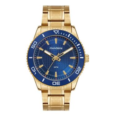 Imagem de Relogio Mondaine Masculino Ref: 33026gpmvde1 Casual Dourado