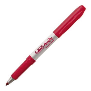 Imagem de Pincel marcador permanente Marking - Vermelho - 971141 - Bic
