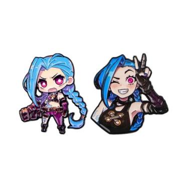 Imagem de Pins De Esmalte De Personagens De Anime E Jogos, Broches E Crachás De 