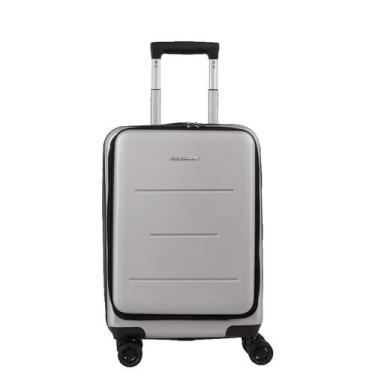 Imagem de Mala de Viagem Bordo com Rodas 360 Eldorado - Prata, Cinza
