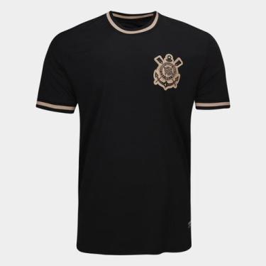 Imagem de Camiseta Corinthians Dry Masculina - Coimbra, Preto, M